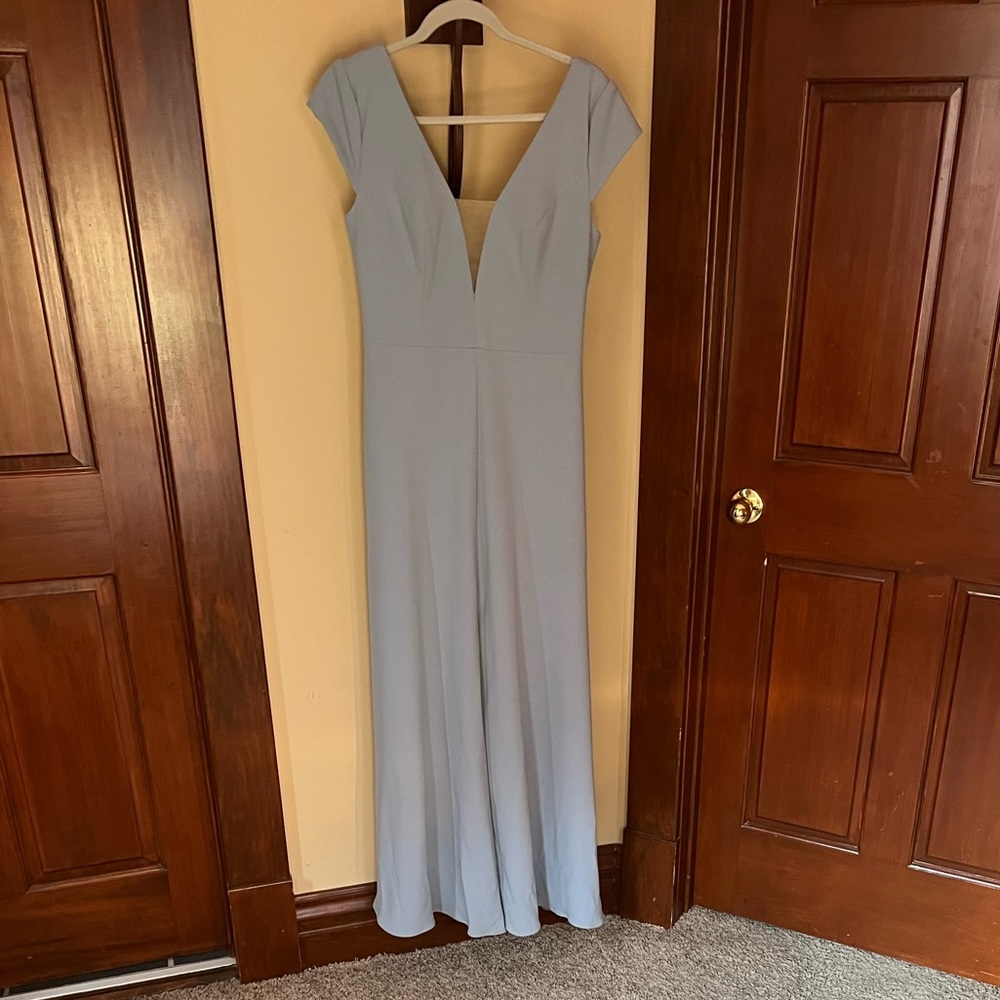 Dusty Blue Azazie Bridesmaids Dress